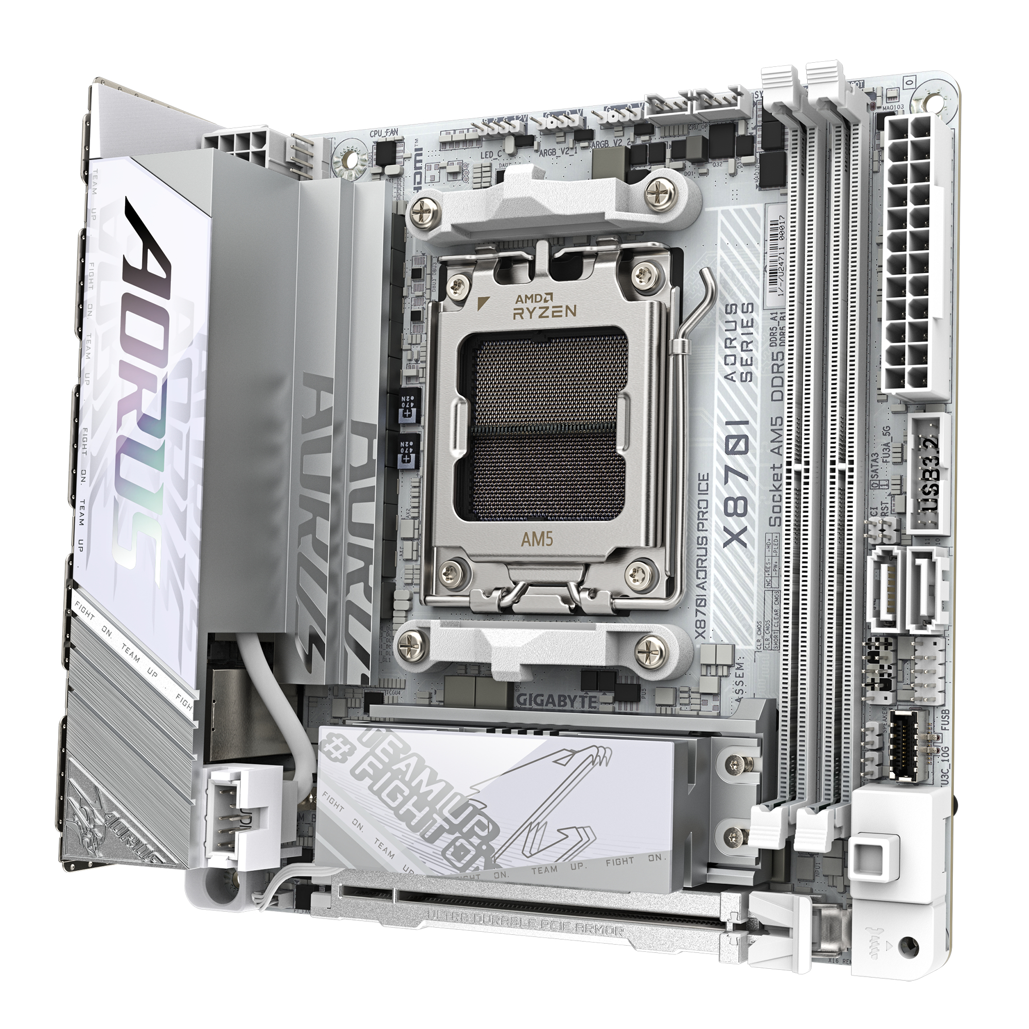 GIGABYTE X870I AORUS PRO ICE moederbord AMD X870 Socket AM5 Micro ITX - Afbeelding 5