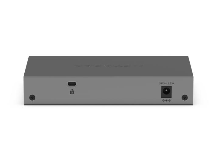 NETGEAR GS105P Unmanaged Gigabit Ethernet (10/100/1000) Power over Ethernet (PoE) Bureaublad-/wandmontage Grijs - Afbeelding 6
