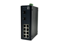 LevelOne IGU-1071 netwerk-switch Managed L2+ Gigabit Ethernet (10/100/1000) Zwart