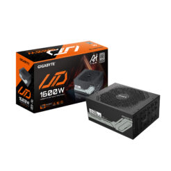 GIGABYTE UD1600PM PG5 AI TOP power supply unit 1600 W 20+4 pin ATX ATX Zwart