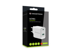Conceptronic ALTHEA20W45 oplader voor mobiele apparatuur Universeel Wit AC Snel opladen Binnen - Afbeelding 6