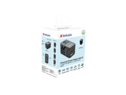 Verbatim UTA-06 100W GaN III universele reisadapter Met 2 x USB-C PD & QC 4+ & 2 x USB-A QC 3.0 poorten - Afbeelding 5