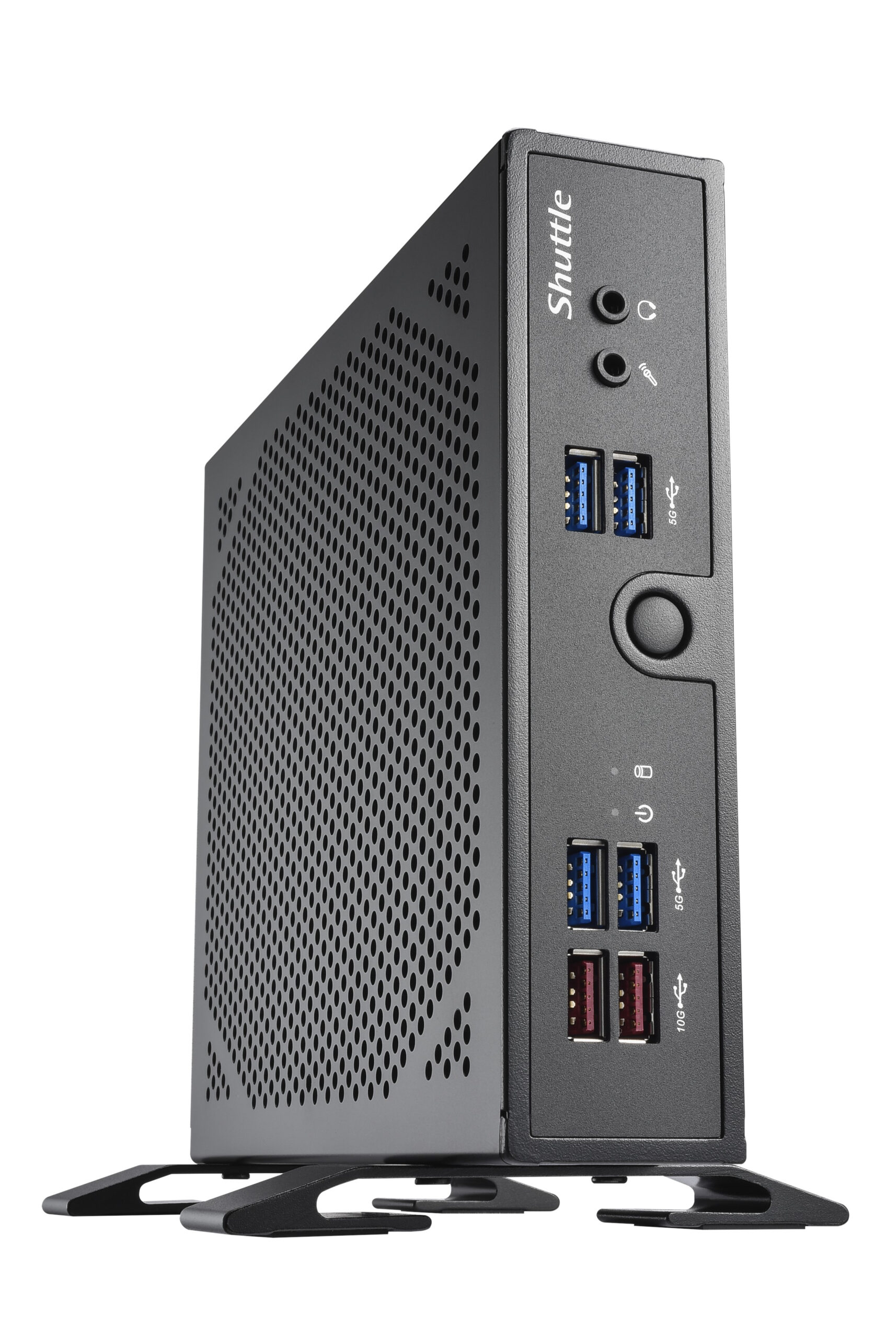 Shuttle XPC slim Barebone DS50U5, i5-1335U, 2x LAN (1x 2.5Gbit ,1x 1Gbit), 1xCOM,1xHDMI,1xDP, 1x VGA, ventilatorloos , 24/7 permanent gebruik - Afbeelding 2