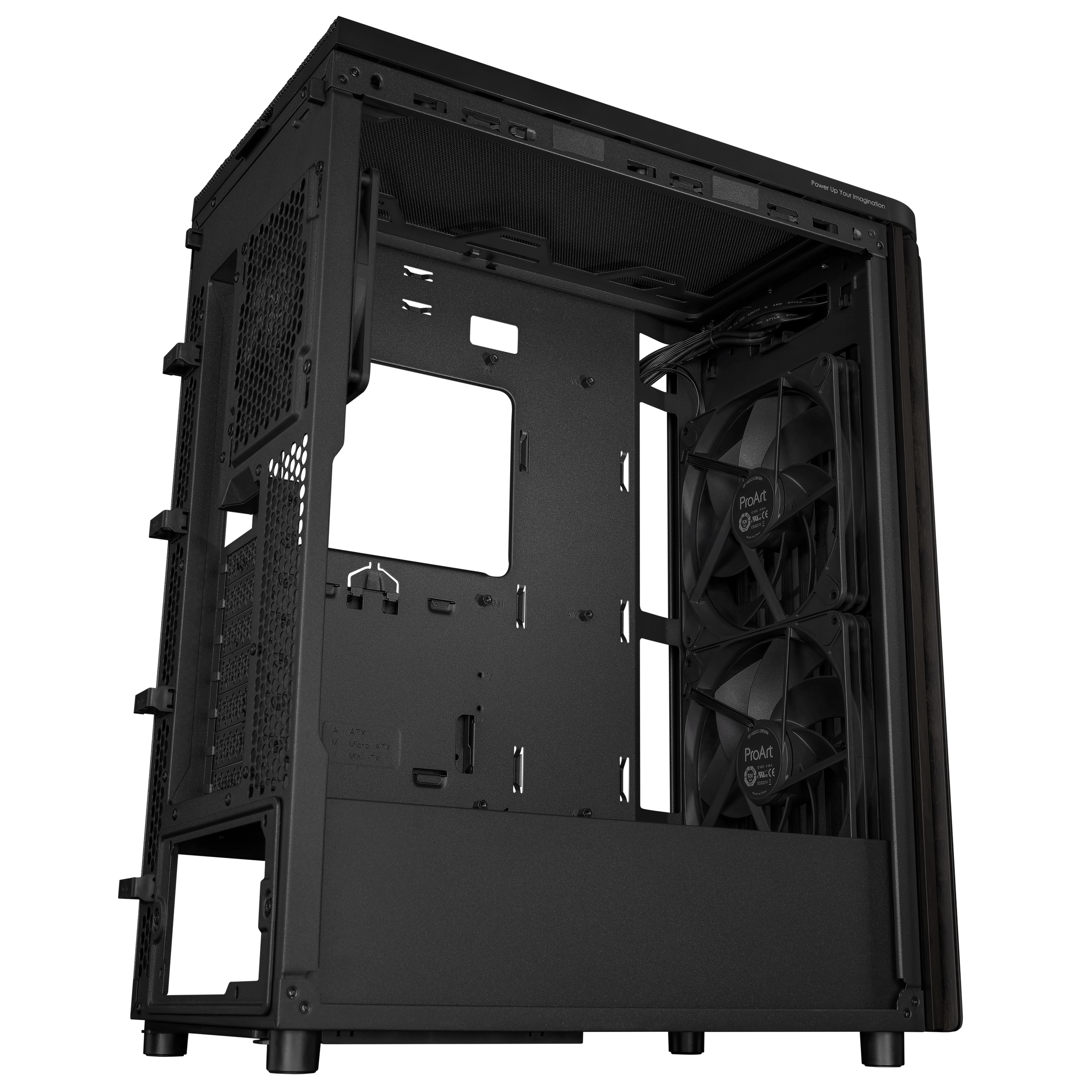 ASUS ProArt PA401 Wood TG PWM (Black) Tower Zwart - Afbeelding 14