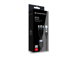 Conceptronic ETTA05B15 USB-kabel USB 2.0 1,5 m USB C USB C/Micro-USB B/Lightning 0,48 Gbit/s 60 W Zwart - Afbeelding 4