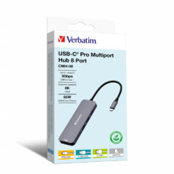 Verbatim CMH-08 USB Type-C 5000 Mbit/s Zilver