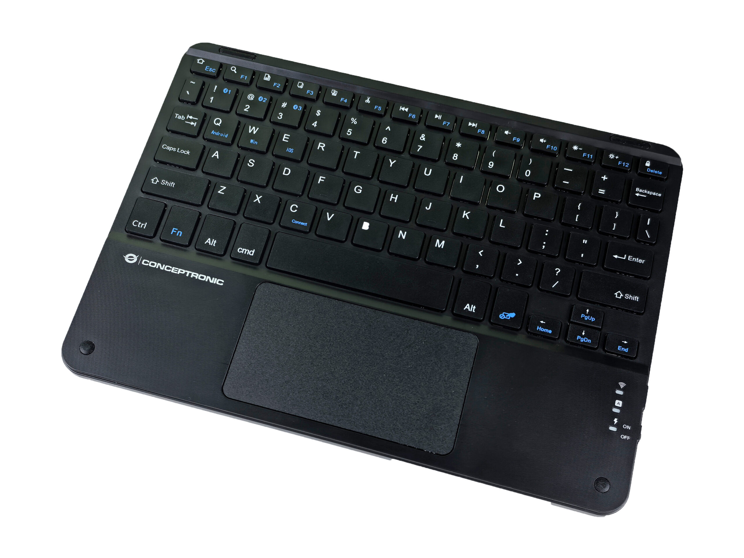 Conceptronic TOBIN01BUS toetsenbord Universeel Bluetooth QWERTY Amerikaans Engels Zwart - Afbeelding 5