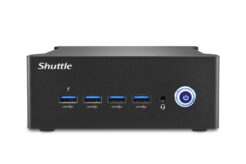 Shuttle Nano PC NT10H9, Intel Core Ultra 9 185H, Intel Arc graphics, 2xHDMI, 2xUSB 4.0 (DP), 2x2.5Gbit LAN, incl. VESA, 24/7 permanent gebruik