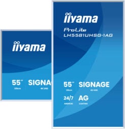 iiyama LH5581UHSG-1AG beeldkrant Digitale signage flatscreen 138,7 cm (54.6") Wifi 500 cd/m² 4K Ultra HD Wit Type processor Android 24/7 - Afbeelding 5