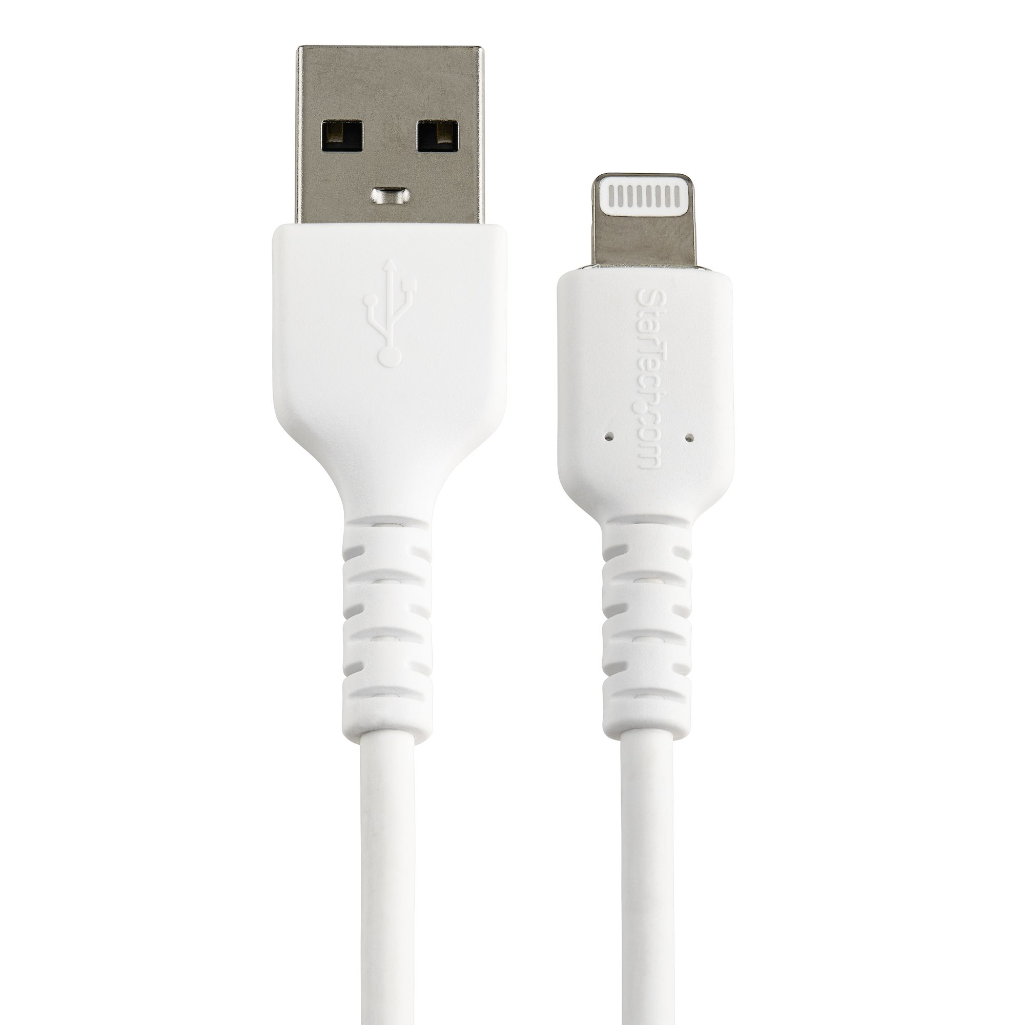 StarTech.com Premium USB-A naar Lightning Kabel 30cm Wit - USB Type A naar Lightning Charge & Sync Oplaadkabel - Verstevigd met Aramide Vezels - Apple MFi Gecertificeerd - iPad Air iPhone 12 - Afbeelding 4