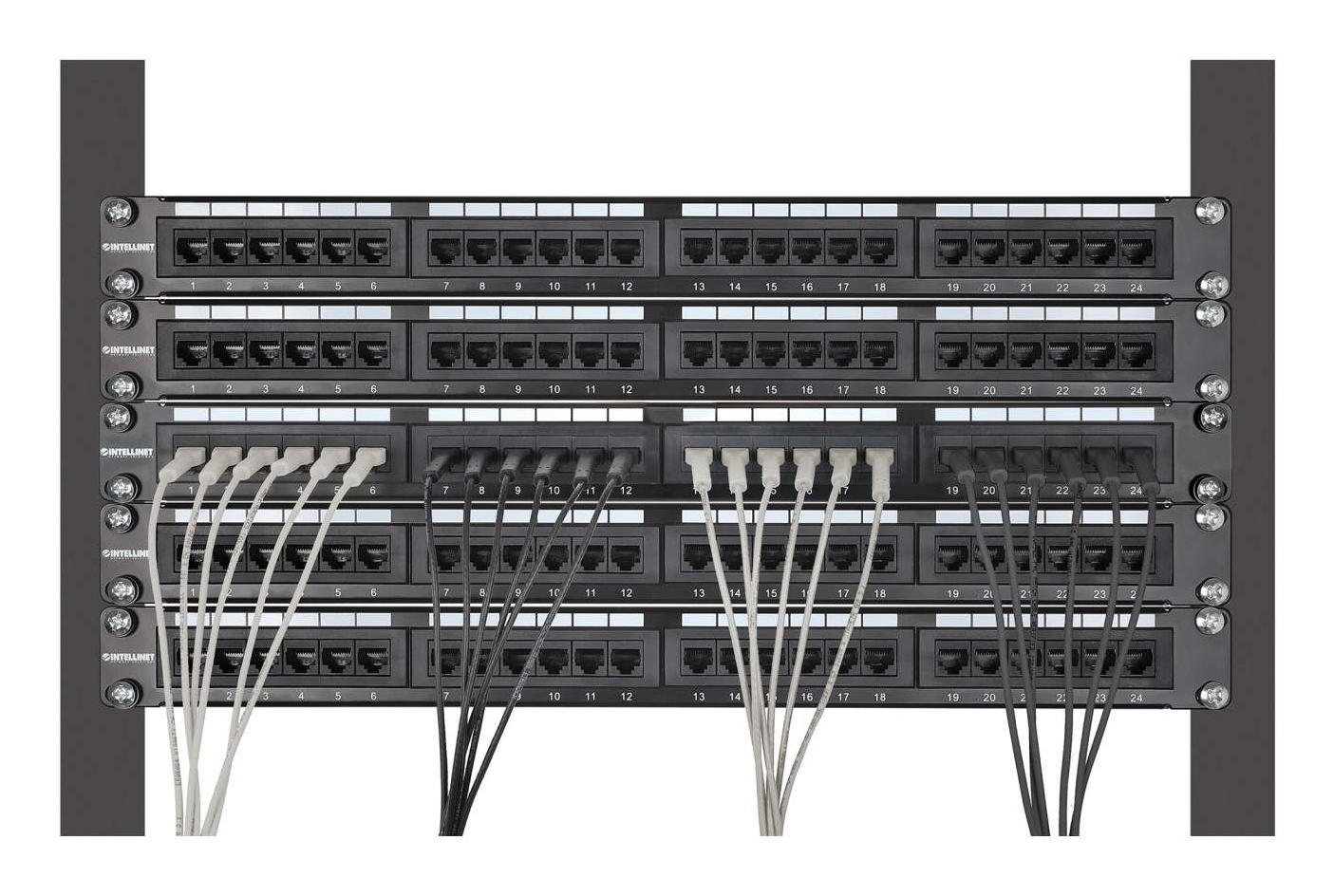 Intellinet 745123 netwerkkabel Grijs 0,5 m Cat6a F/FTP (FFTP) - Afbeelding 9