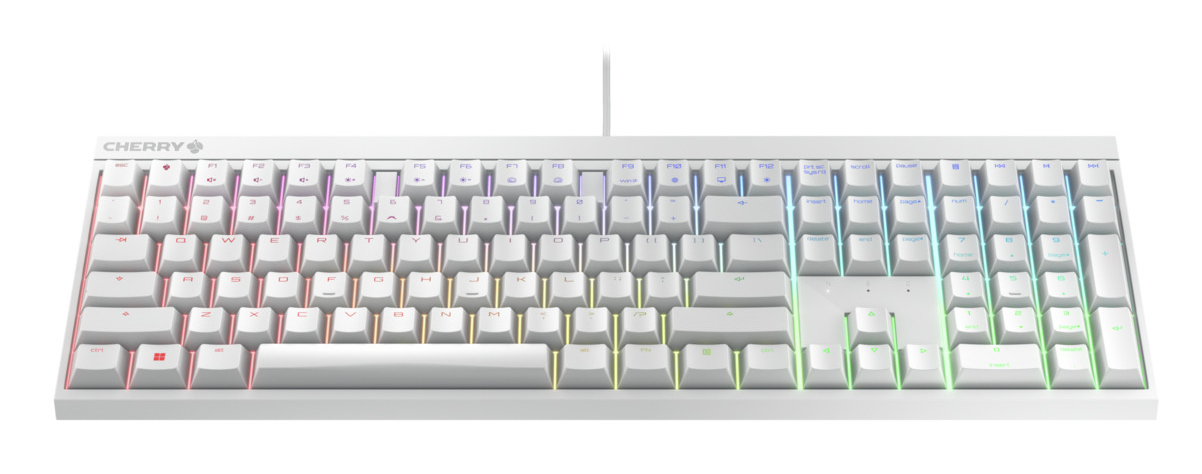 CHERRY MX 2.0S toetsenbord Gamen USB QWERTZ Duits Wit - Afbeelding 3