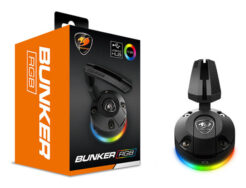 COUGAR CGR-XXNB-HS1RGB Passieve houder Headset Zwart - Afbeelding 5