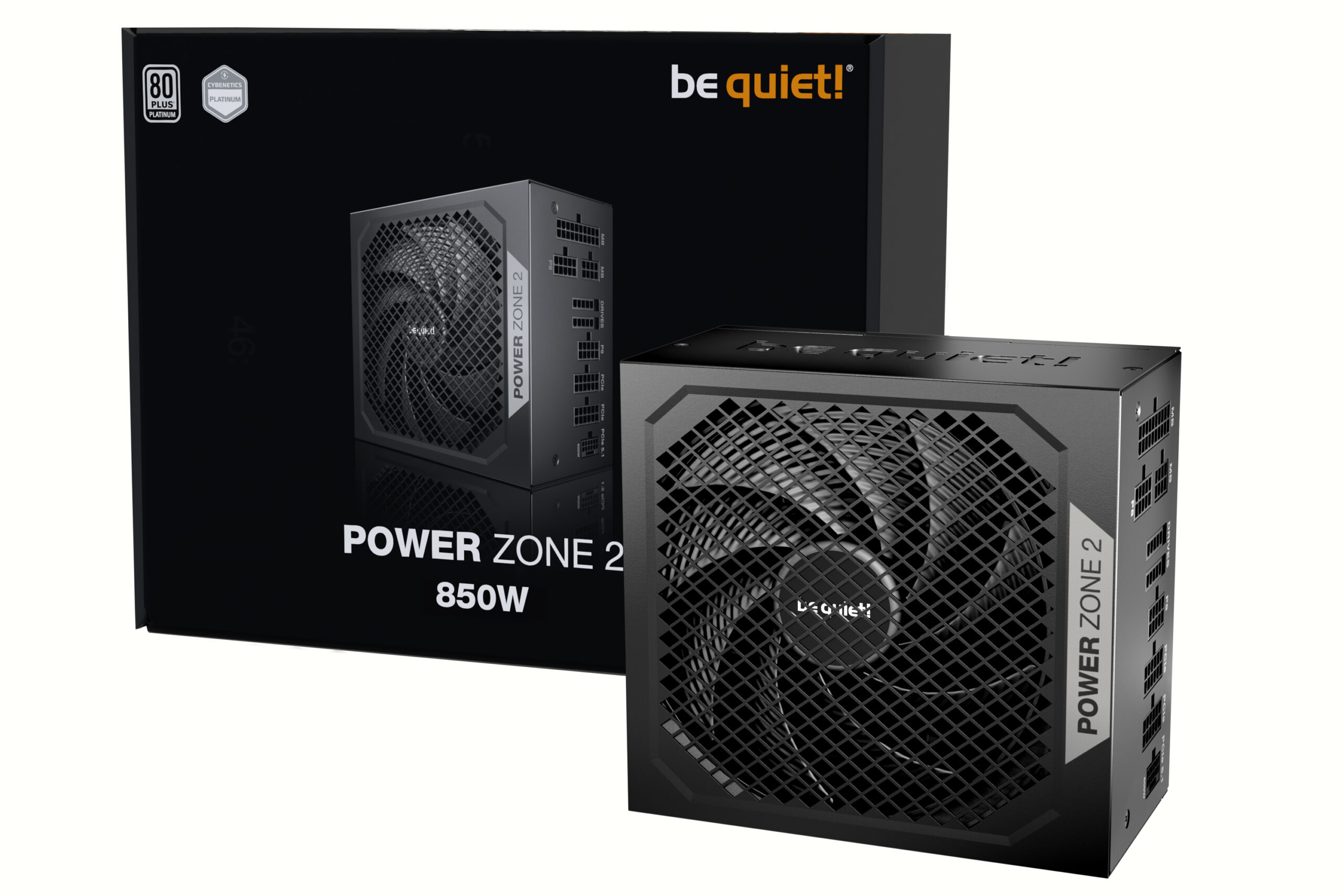 be quiet! POWER ZONE 2 850W power supply unit 20+4 pin ATX ATX Zwart - Afbeelding 5