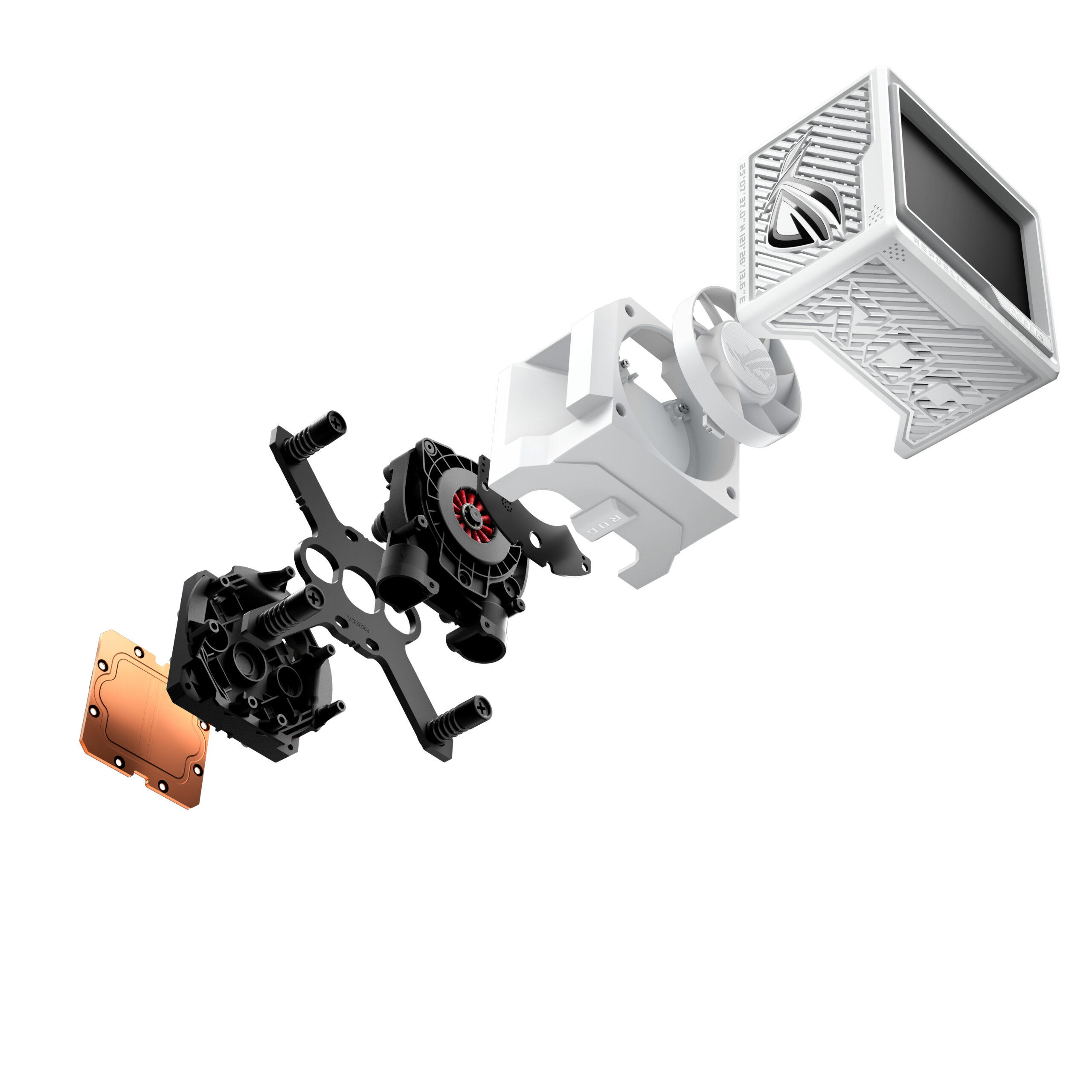ASUS ROG RYUJIN III 360 ARGB EXTREME WHT Processor Alles-in-één vloeistofkoeler 12 cm Wit 1 stuk(s) - Afbeelding 18