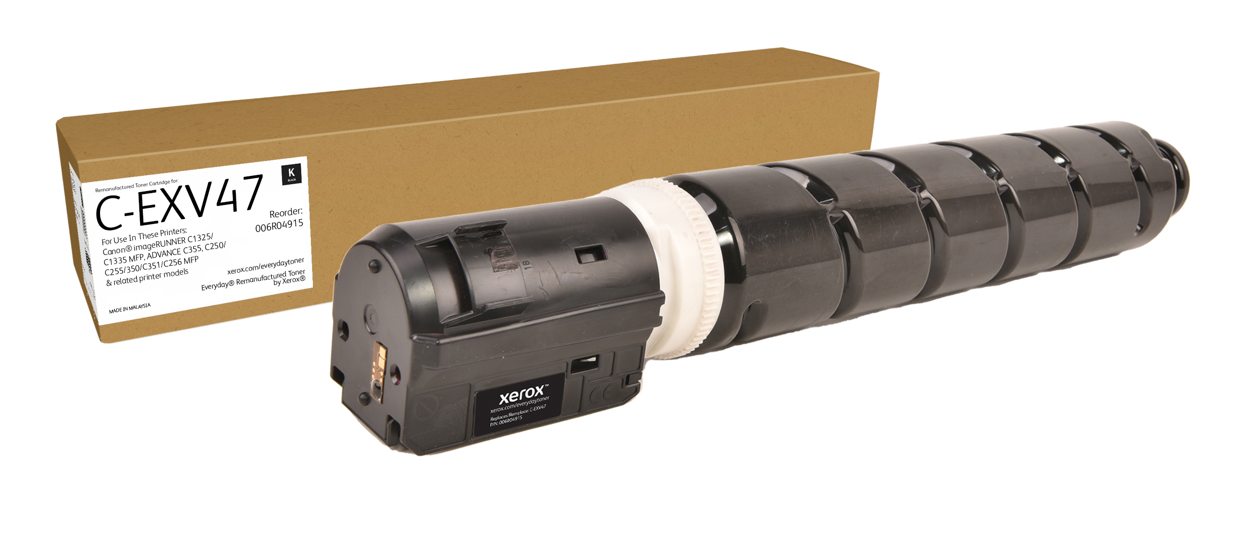 Everyday Remanufactured Everyday™ Zwart Remanufactured Toner van Xerox compatible met Canon C-EXV47 (8516B002), Standaard capaciteit