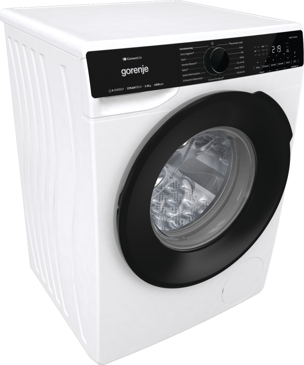 Gorenje W1PNA84ATSWIFI3 wasmachine Voorbelading 8 kg 1400 RPM Wit - Afbeelding 9