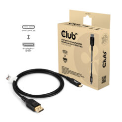 CLUB3D USB Type-C Cable to DP 2.1 Bi-Directional VESA DP80 Certified Cable M/M 1m/3.28ft - Afbeelding 3