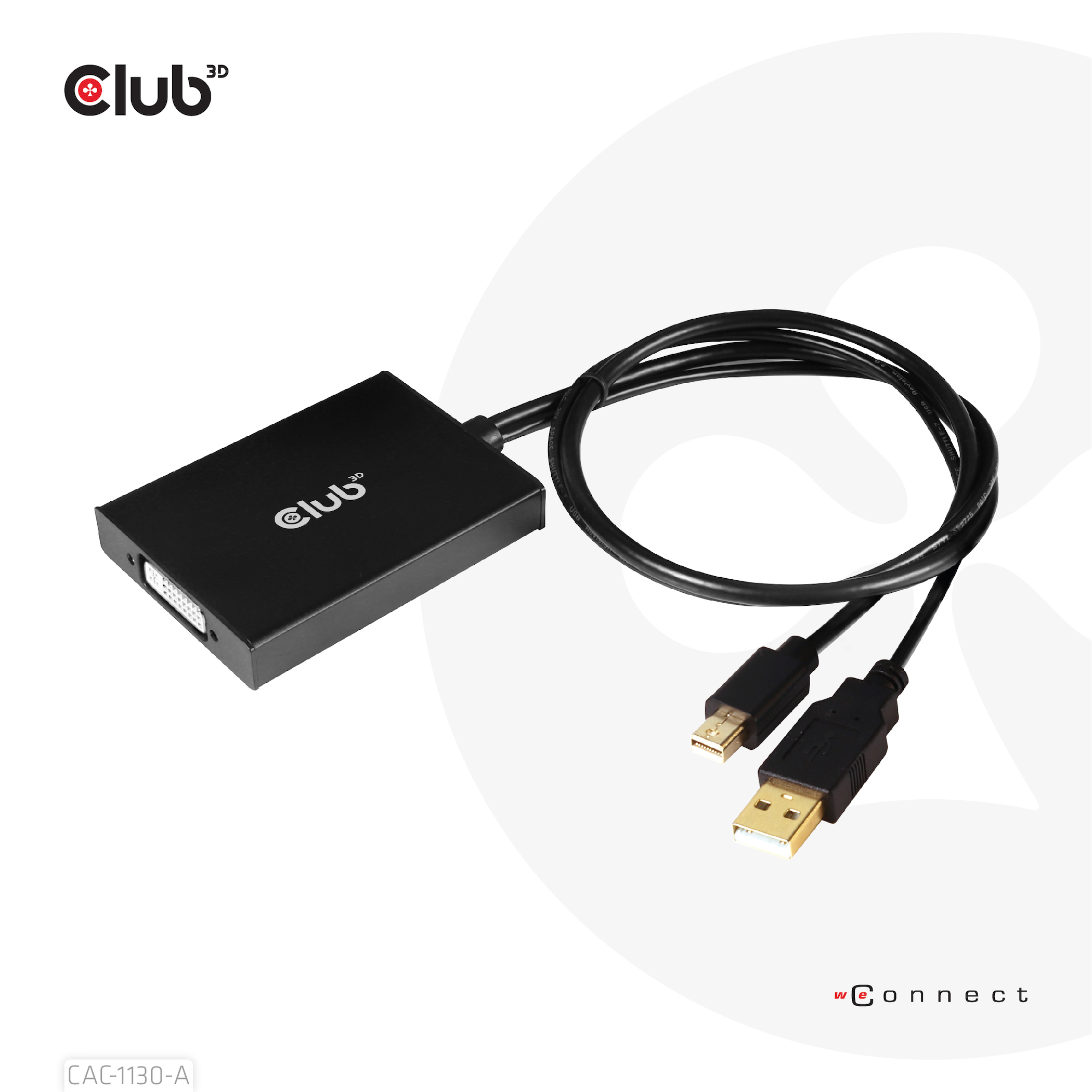 CLUB3D Mini DisplayPort to Dual Link DVI, HDCP OFF version for Apple Cinema Displays Active Adapter - Afbeelding 8