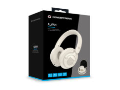 Conceptronic ALVAH02C hoofdtelefoon/headset Bedraad en draadloos Hoofdband Muziek Bluetooth Crème - Afbeelding 6