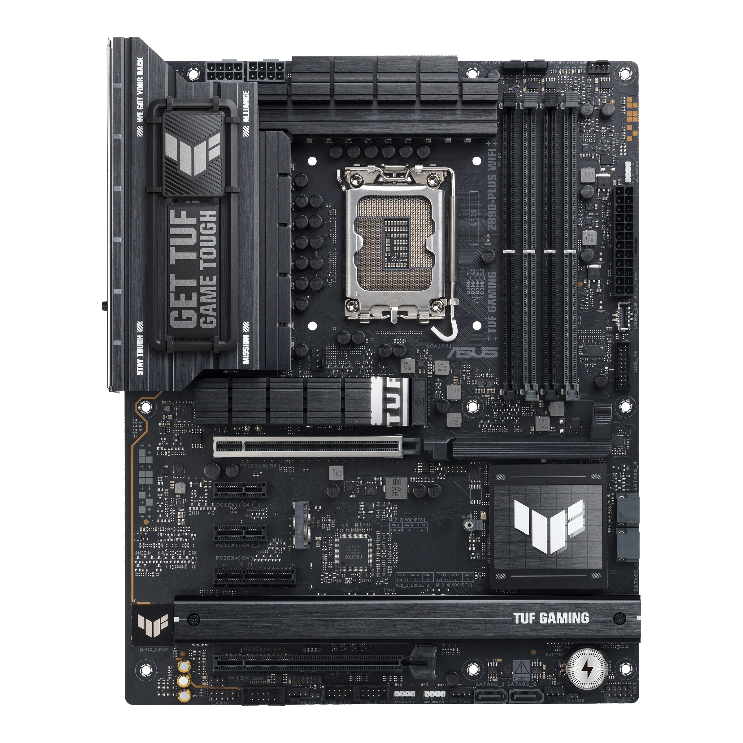 ASUS TUF GAMING Z890-PLUS WIFI Intel Z890 LGA 1851 (Socket V1) ATX - Afbeelding 2