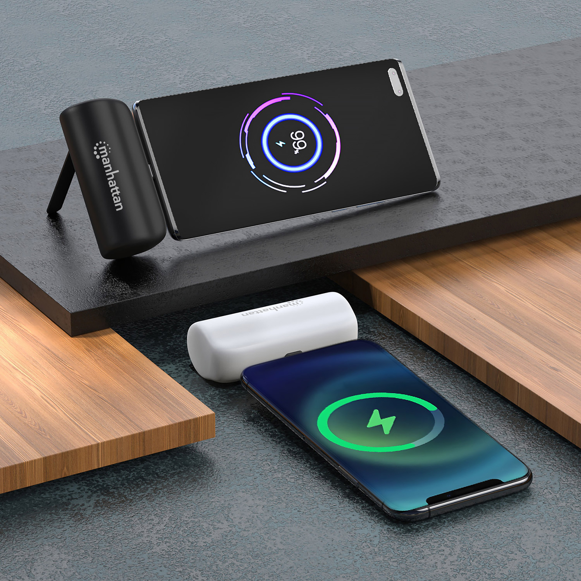 Manhattan 102636 powerbank Lithium-Ion (Li-Ion) 5000 mAh Zwart - Afbeelding 12