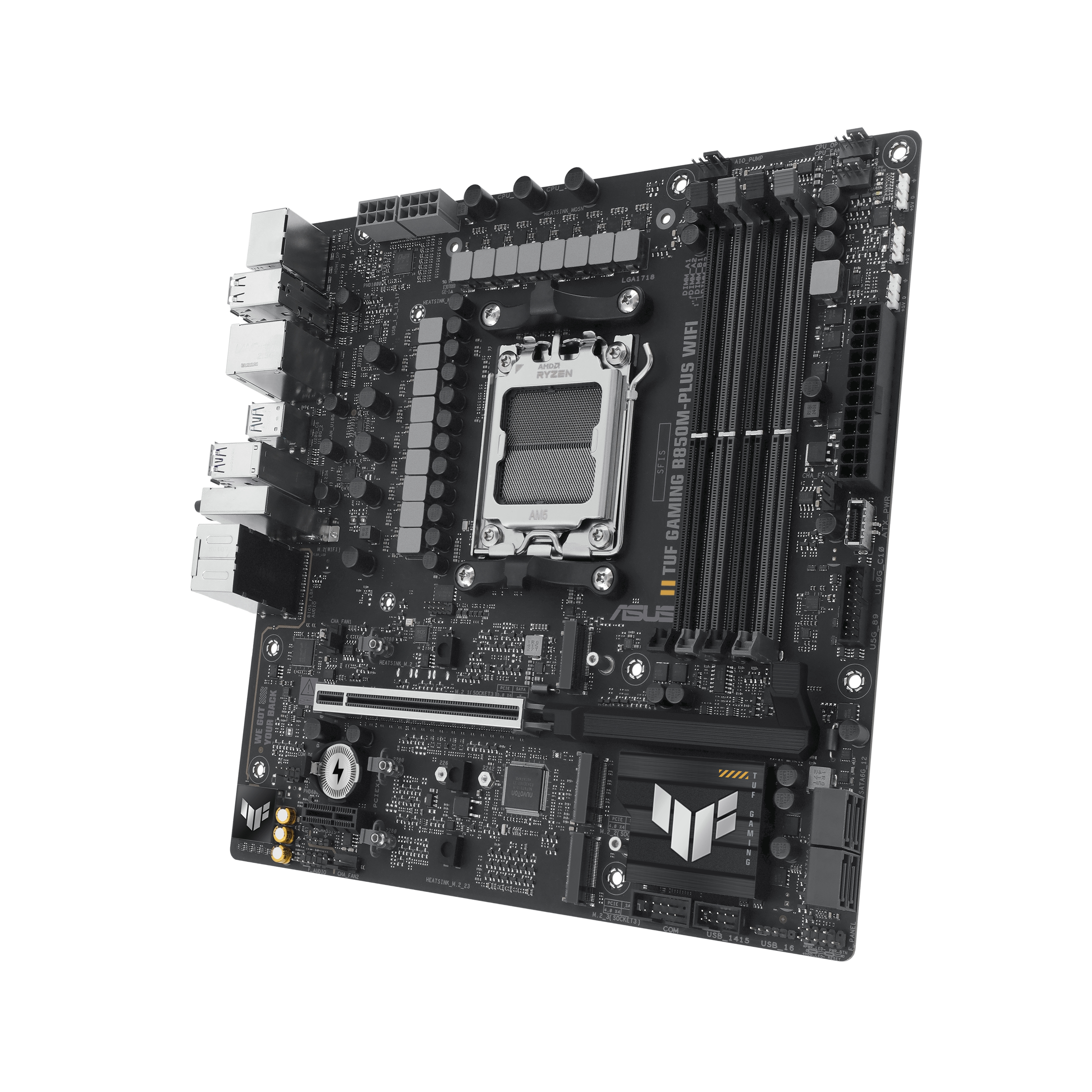 ASUS TUF GAMING B850M-PLUS WIFI AMD B850 Socket AM5 micro ATX - Afbeelding 5