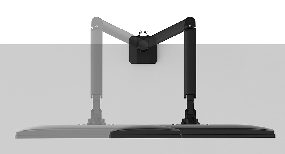 Neomounts DS70-250BL1 Monitorarm 17-35" - gasveer - Topfix - 180°-stop - Afbeelding 7