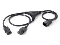 Equip 112210 electriciteitssnoer Zwart 1,6 m C14 stekker 2 x C13 stekker - Afbeelding 2