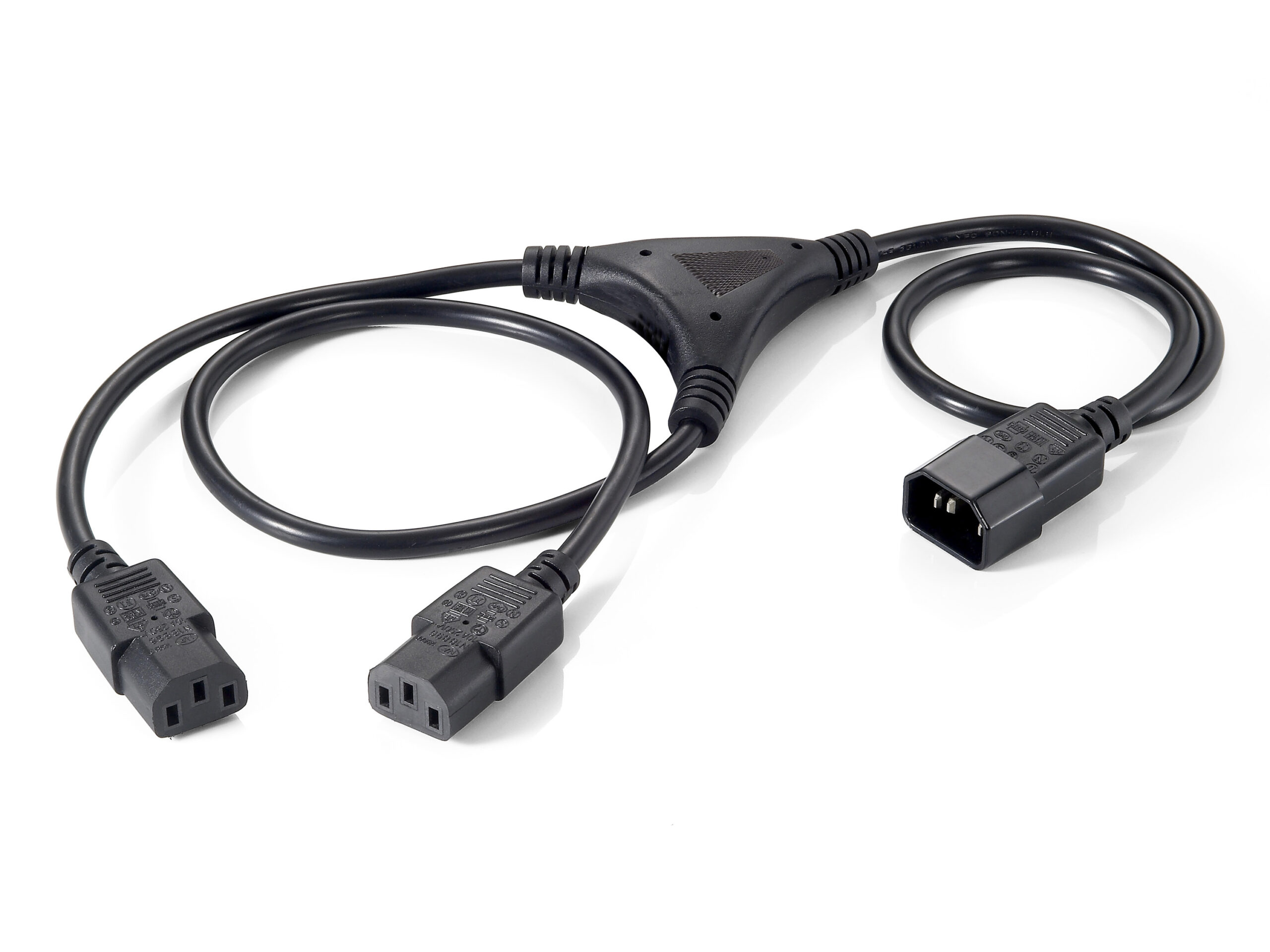 Equip 112210 electriciteitssnoer Zwart 1,6 m C14 stekker 2 x C13 stekker