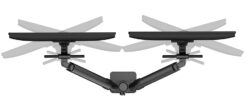 Neomounts DS65S-950BL2 Monitorarm 24-34" - gasveer - Topfix - multi-instelbaar - 180°-stop - Afbeelding 11