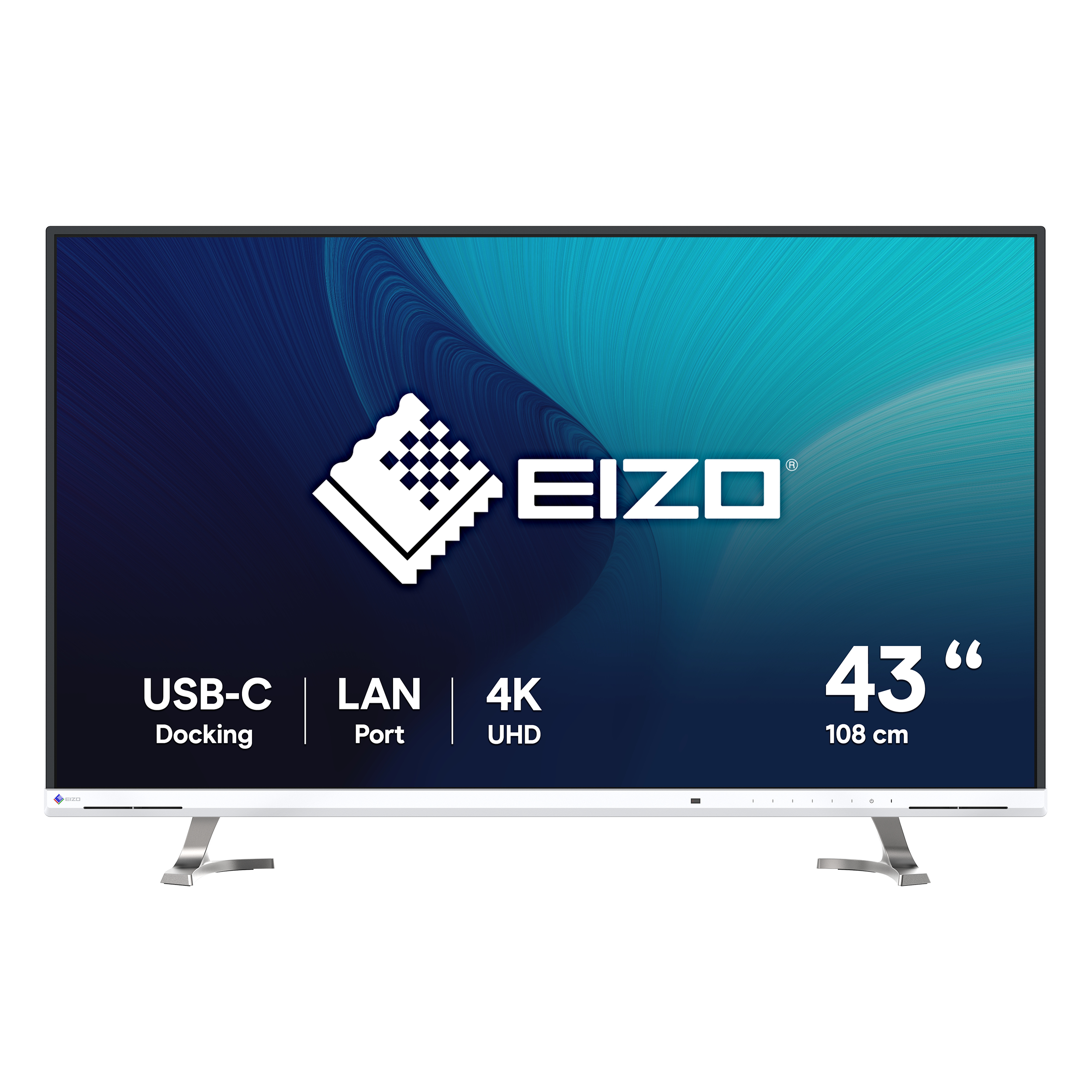 EIZO FlexScan EV4340X-WT LED display 108 cm (42.5") 3840 x 2160 Pixels 4K Ultra HD Wit - Afbeelding 2