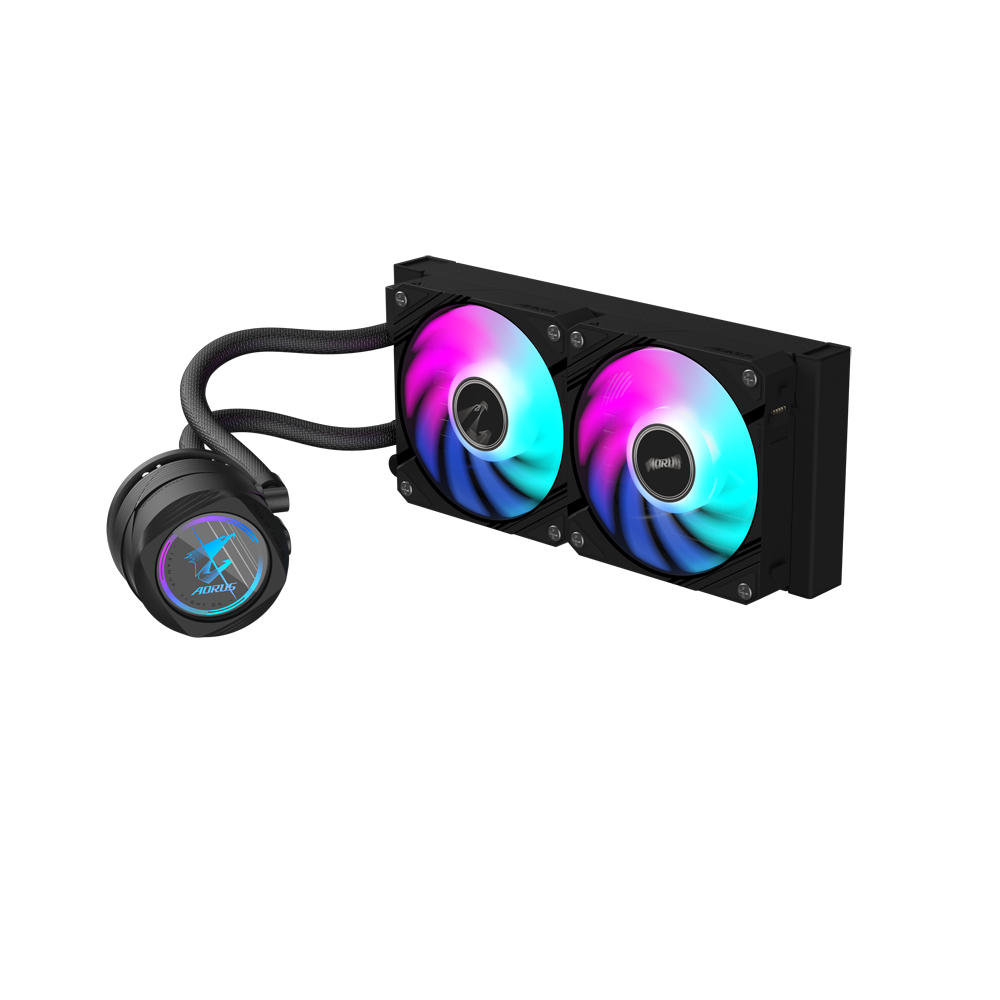 GIGABYTE AORUS WATERFORCE II 240 Processor Alles-in-één vloeistofkoeler 12 cm Zwart - Afbeelding 3