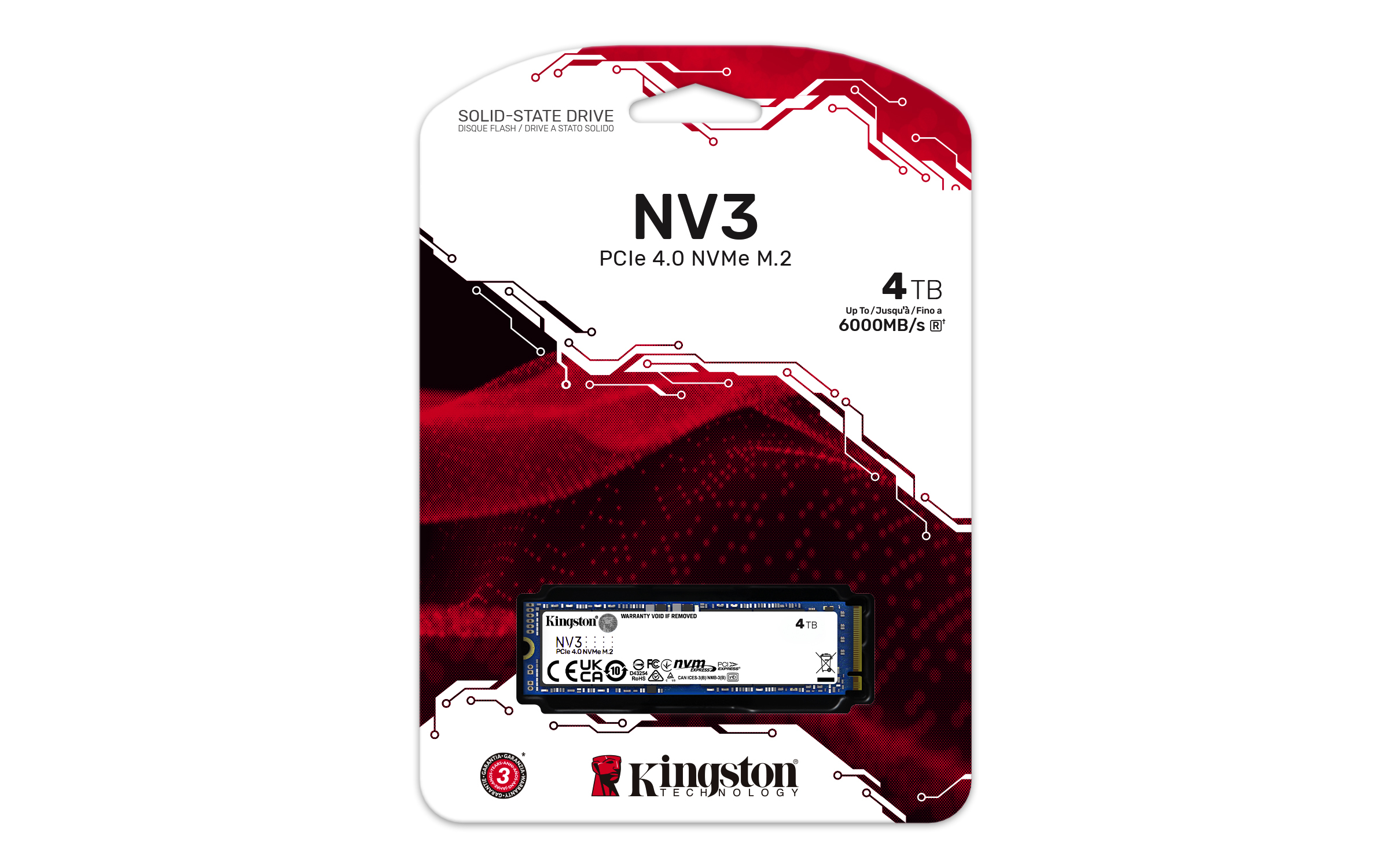 Kingston Technology 4000G NV3 M.2 2280 NVMe SSD - Afbeelding 6
