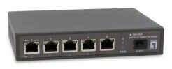 LevelOne GEP-0625 netwerk-switch Unmanaged 2.5G Ethernet (100/1000/2500) Power over Ethernet (PoE) Zwart