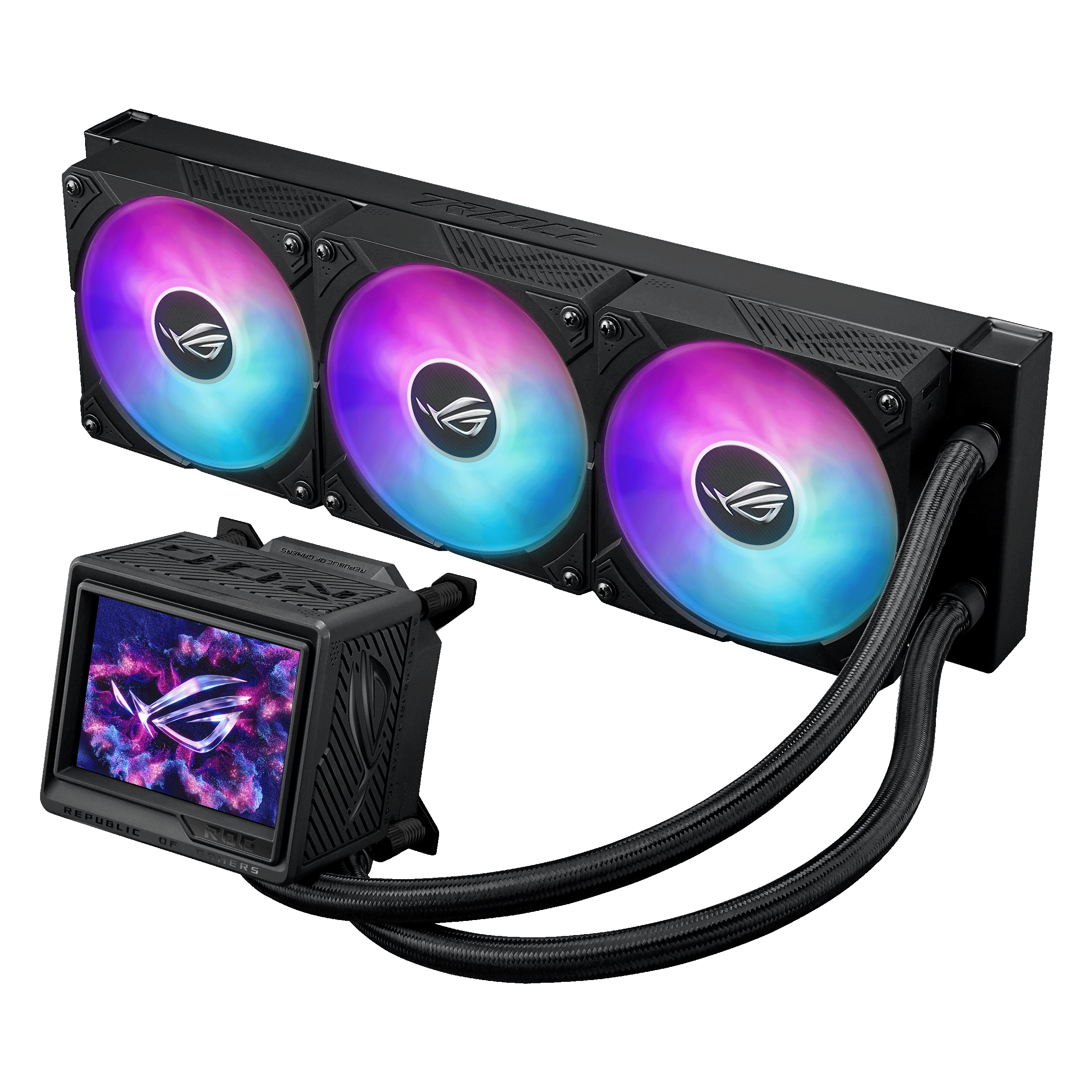 ASUS ROG Ryujin III 360 ARGB Extreme Computer behuizing Alles-in-één vloeistofkoeler 12 cm Zwart - Afbeelding 5