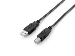 Equip 128864 USB 2.0 type A naar type B kabel, 2,0 m, zwart