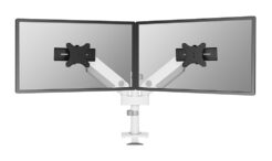 Neomounts DS65S-950WH2 Monitorarm 24-34" - gasveer - Topfix - multi-instelbaar - 180°-stop