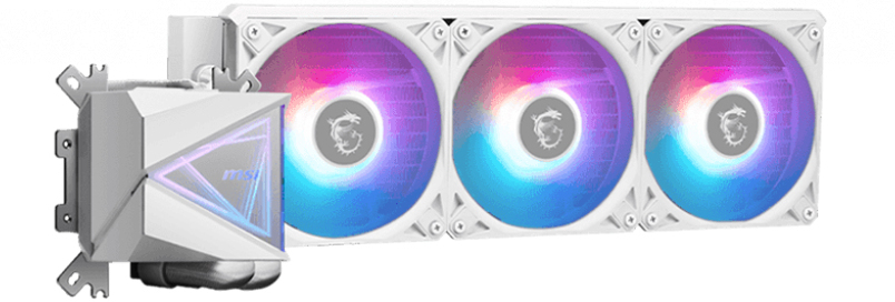 MSI MAG Coreliquid I360 WHITE Processor Alles-in-één vloeistofkoeler 12 cm Wit 1 stuk(s) - Afbeelding 2