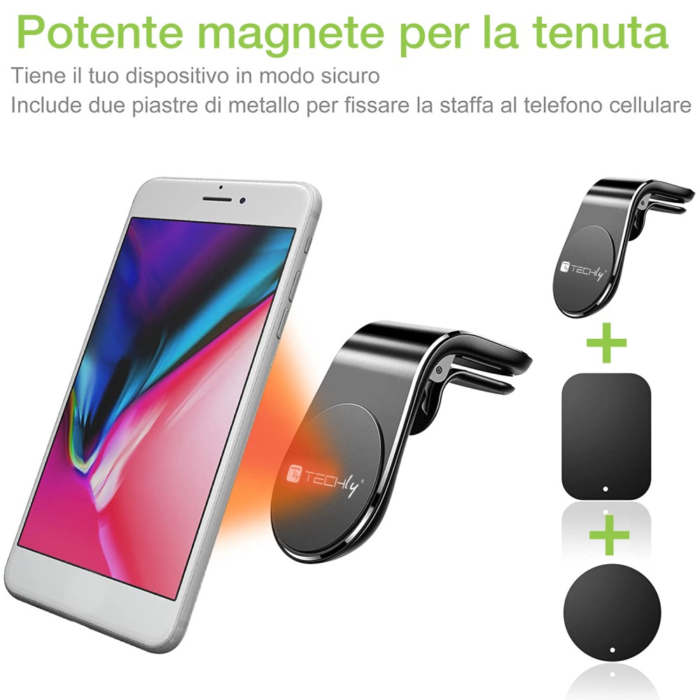 Techly I-SMART-UNIALTY houder Passieve houder Mobiele telefoon/Smartphone Zwart - Afbeelding 5
