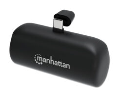 Manhattan 102636 powerbank Lithium-Ion (Li-Ion) 5000 mAh Zwart