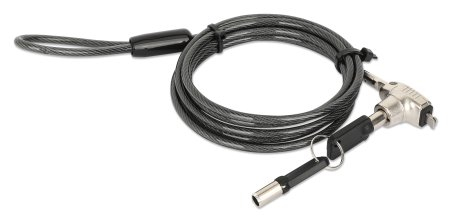 Manhattan 440486 kabelslot Zwart, Doorschijnend 1,8 m - Afbeelding 7