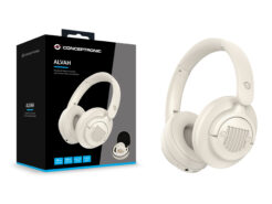 Conceptronic ALVAH02C hoofdtelefoon/headset Bedraad en draadloos Hoofdband Muziek Bluetooth Crème - Afbeelding 5