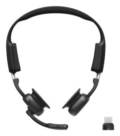 SHOKZ Openmeet Headset Draadloos oorhaak Kantoor/callcenter USB Type-C Bluetooth Zwart