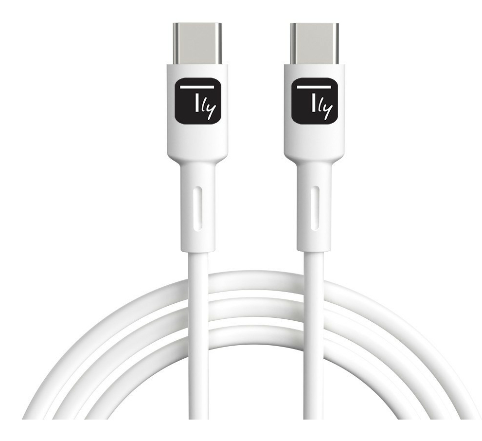 Techly ICOC-MUSB20-C60W1 USB-kabel USB 2.0 1 m USB C 0,48 Gbit/s 60 W Wit - Afbeelding 2