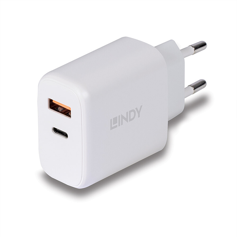 Lindy 73424 oplader voor mobiele apparatuur Universeel Wit AC Snel opladen Binnen - Afbeelding 2