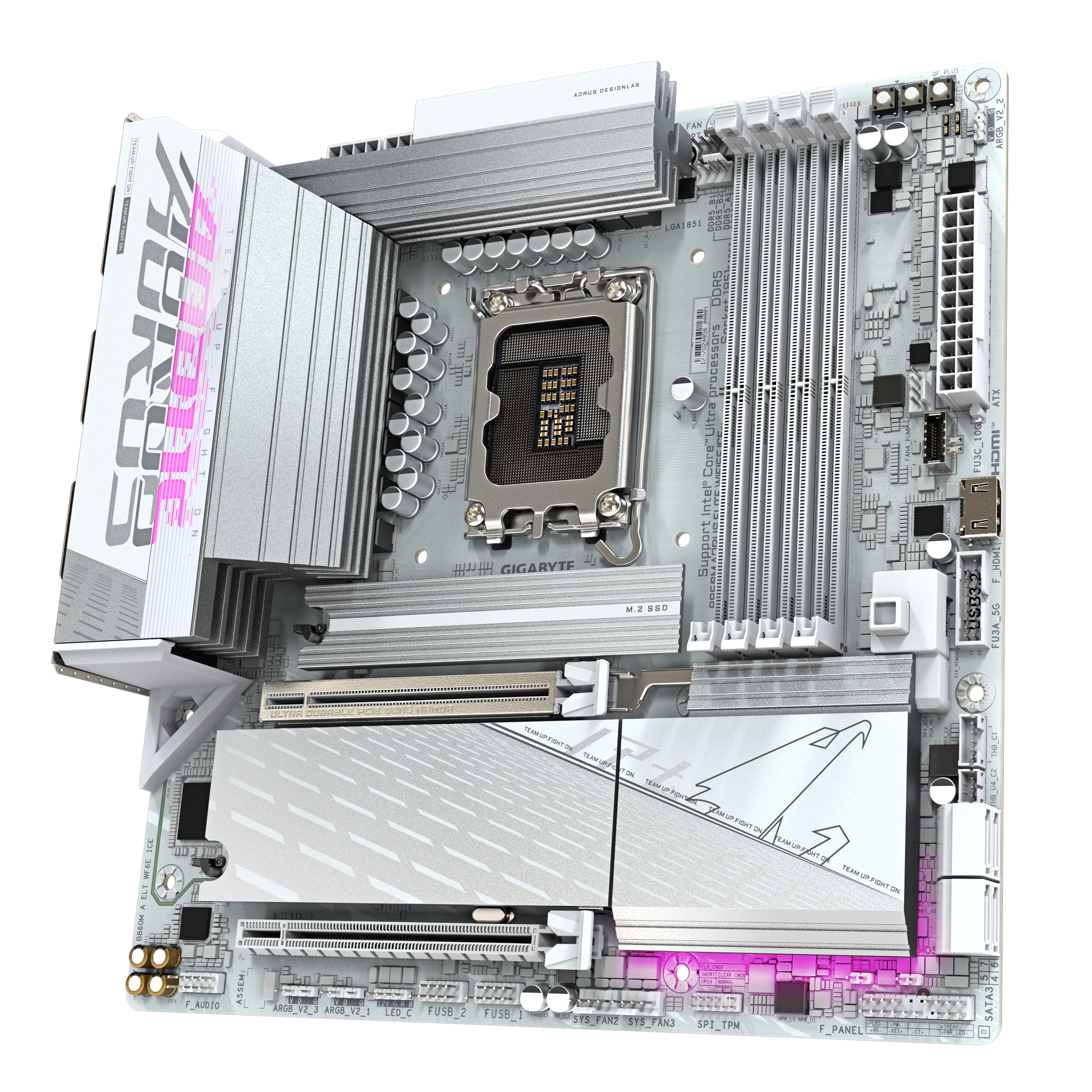 GIGABYTE B860M AORUS ELITE WF6E ICE Intel B860 LGA 1851 (Socket V1) micro ATX - Afbeelding 5
