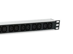 Equip 333318 energiedistributie 12 AC-uitgang(en) 1U Zwart, Zilver - Afbeelding 4