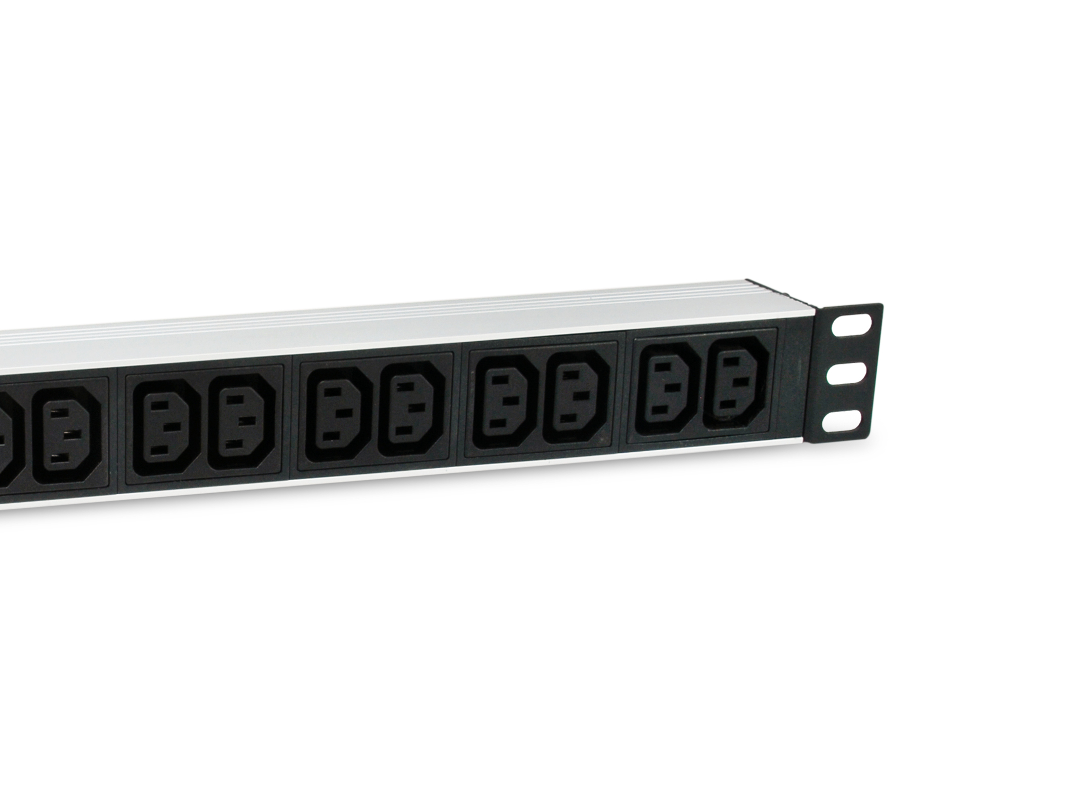 Equip 333318 energiedistributie 12 AC-uitgang(en) 1U Zwart, Zilver - Afbeelding 4