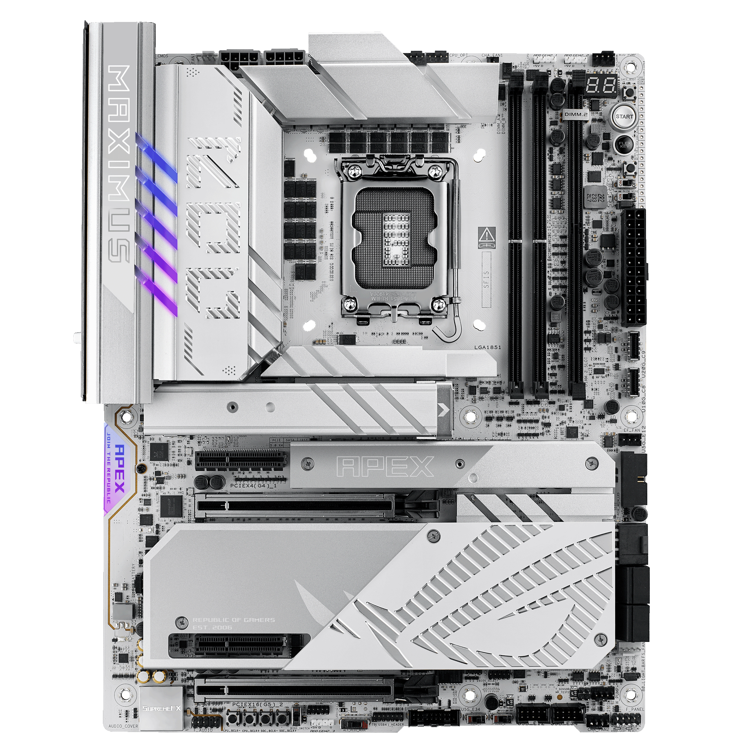 ASUS ROG MAXIMUS Z890 APEX Intel Z890 LGA 1851 (Socket V1) ATX - Afbeelding 2